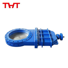 Top selling ductile iron resilient seated knife gate valve dn1000